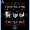 Overstimulated Christmas Opossum Art PNG, Festive Holiday Possum Design PNG 2 Overstimulated Christmas Opossum Art PNG, Festive Holiday Possum Design PNG