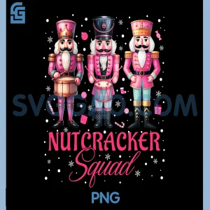 Pink Nutcracker Squad PNG, Pink Christmas Ballet PNG