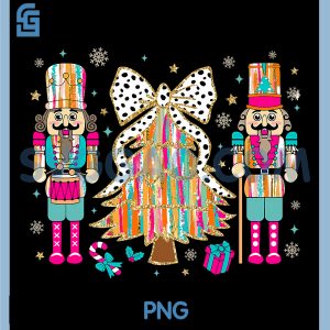 Pink Nutcracker Squad PNG, Xmas Pink PNG, Christmas Tree PNG