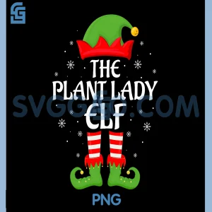 Plant Lady Elf PNG, Xmas Family Matching PNG, Elf Squad Christmas PNG