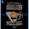 Purdue Boilermakers Basketball PNG, Vintage Mackey Arena Black PNG
