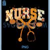 Pumpkin Nurse Life Stethoscope PNG, Fall Autumn Funny Nurse PNG