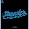 Thunder PNG, Classic Thunder Blue PNG