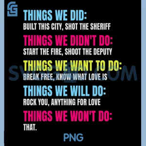 Things We Did Didnt Want Will Won't Do PNG, Retro Vintage PNG