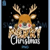 Merry Christmas Reindeer PNG, Family Matching Xmas PNG