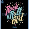 Rock N Roll Girl PNG, Purple Darla PNG