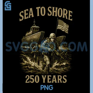 Sea To Shore 250 Years PNG, U.S. Soldiers And Amphibious Military PNG