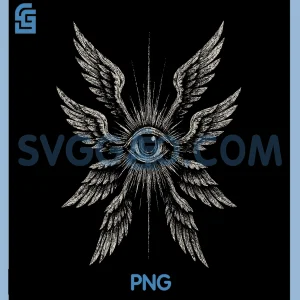 Seraphim Bible PNG, Accurate Angel Enoch PNG, All Seeing Eye Aesthetic PNG