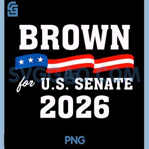 Sherrod Brown For U.S. Senate 2026 PNG, From Ohio 2026 Vintage PNG
