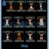 Australian Shepherd Santa PNG Bundle, Christmas Dog Xmas Bundle PNG