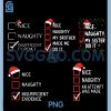 Christmas Nice Naughty PNG Bundle, An Attempt Was Made Santa List Funny Bundle PNG 2 Christmas Nice Naughty PNG Bundle, An Attempt Was Made Santa List Funny Bundle PNG
