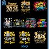 Happy New Year 2026 PNG Bundle, Disco Cute Bow Flower New Year's Eve Bundle PNG 1 Happy New Year 2026 PNG Bundle, Disco Cute Bow Flower New Year's Eve Bundle PNG