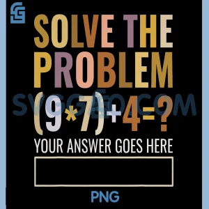 Solve The Problem 6 7 PNG, Meme Gen Alpha PNG, Teacher Brainrot PNG