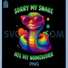 Sorry My Snake Ate My Homework PNG, Funny Student Humor PNG 2 Sorry My Snake Ate My Homework PNG, Funny Student Humor PNG