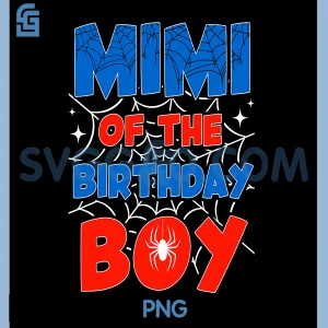 Mimi of The Birthday PNG, Spider Web Birthday Party PNG