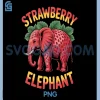 Strawberry Elephant PNG, Cute Meme Italian Brainrot PNG 1 Strawberry Elephant PNG, Cute Meme Italian Brainrot PNG