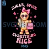 Sugar Spice Everything Nice PNG, Cute Gingerbread Holiday PNG 1 Sugar Spice Everything Nice PNG, Cute Gingerbread Holiday PNG
