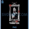 Terrifier Art The Clown PNG, Bloody Fancy Frame Horror Movie PNG