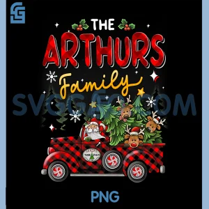 The Arthurs Family PNG, Christmas Matching Group PNG