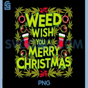Ugly Christmas Weed Leaf 420 PNG, Marijuana Stoner PNG