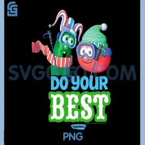 Do Your Best PNG, Larry The Cucumber & Bob The Tomato PNG