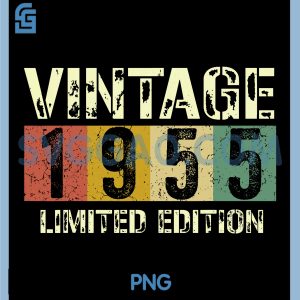 Vintage 70 Limited Edition PNG, Decorations 70yr PNG, 1955 70th Birthday PNG