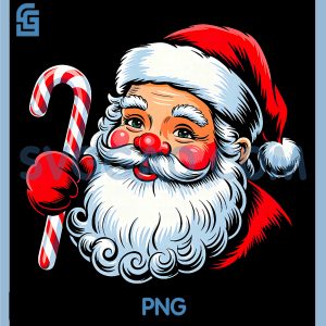 Christmas Santa Claus Face PNG, Funny Old Fashioned Xmas PNG