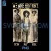 We Wre History Bill ISOM NAT PNG, Vintage Black Cowboy PNG