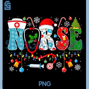 Christmas Nurse PNG, Santa Xmas Nursing PNG