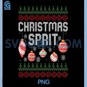 Christmas Spirit PNG, Matching Funny Couples Ugly PNG