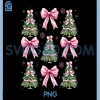 Coquette Bow Pink PNG, Christmas Tree Xmas PNG