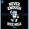 Funny Rice Milk Cartoon PNG, Cute Walking Glass Never Enough Style PNG