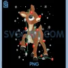 Cute Rudolph The Red Nose PNG, Reindeer Christmas PNG