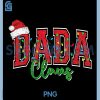 Dada Claus PNG, Christmas Lights Family Matching PNG