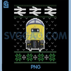 Deltic Class Christmas PNG, Train Locomotive British UK Rail PNG