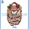 Festive Baking Crew PNG, Soft Palette Holiday Family Christmas PNG