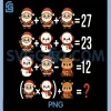 Christmas Math PNG, Teacher Santa Six Seven PNG