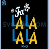 FA La La PNG, Funny Bolt Fan PNG, Christmas Holiday Football Season PNG