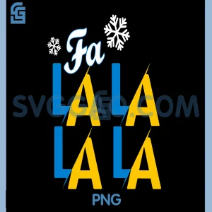 FA La La PNG, Funny Bolt Fan PNG, Christmas Holiday Football Season PNG