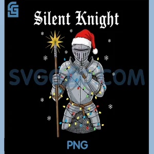 Silent Knight PNG, Medieval Christmas Warrior Festive PNG