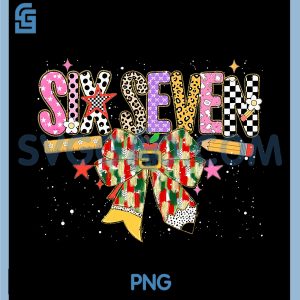 67 Teacher Coquette PNG, Bow Christmas PNG, Six Seven 6 7 Meme PNG