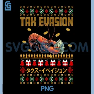 Tax Evasion PNG, Lobster Money Ugly Christmas PNG