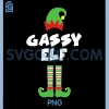 Gassy Elf PNG, Matching Group Family Holiday Christmas PNG