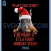 Its A Funny Squeaky Sound PNG, Christmas Squirrel PNG