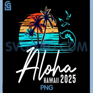 Aloha Hawaii 2026 PNG, Vacation Beach Matching Family Group PNG