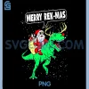 Merry REX-MAS PNG, Christmas Design PNG