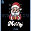 Merry Xmas Santa St. Nick PNG, Matching Christmas Couple PNG