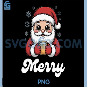 Merry Xmas Santa St. Nick PNG, Matching Christmas Couple PNG