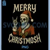Merry Christmosh PNG, Metal Christmas PNG
