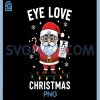 Eye Love Chrismas PNG, Chart Dr Optician Xmas Optometry PNG